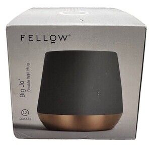 Fellow Big Jo Double Wall Ceramic Mug Black & Copper